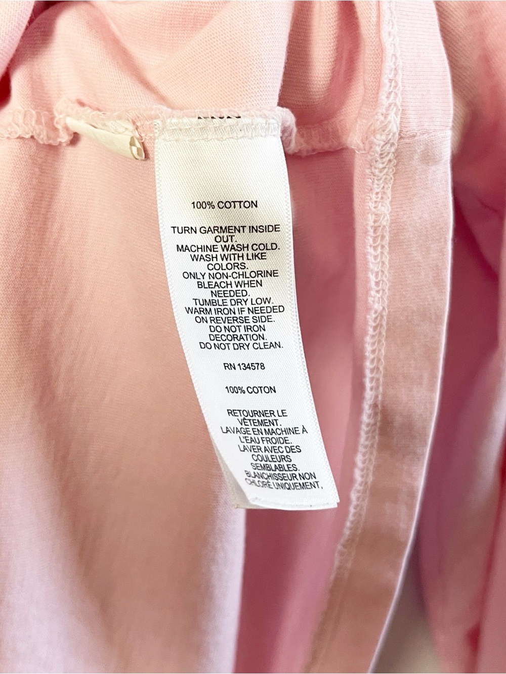 Vineyard Vines Women’s Large Pink Long Sleeve Whale Pocket Tee - Picture 5 of 7